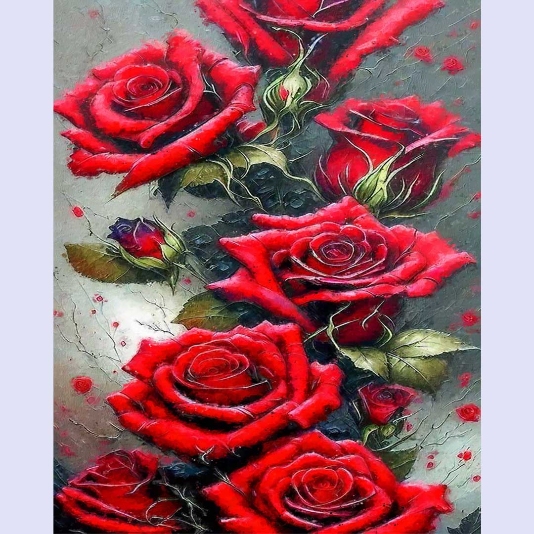 Paint By Numbers - Roses