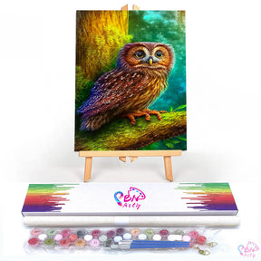 Paint By Numbers -Owl