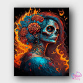 Paint By Numbers -Skeleton Girl