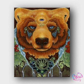 Paint By Numbers -Bear