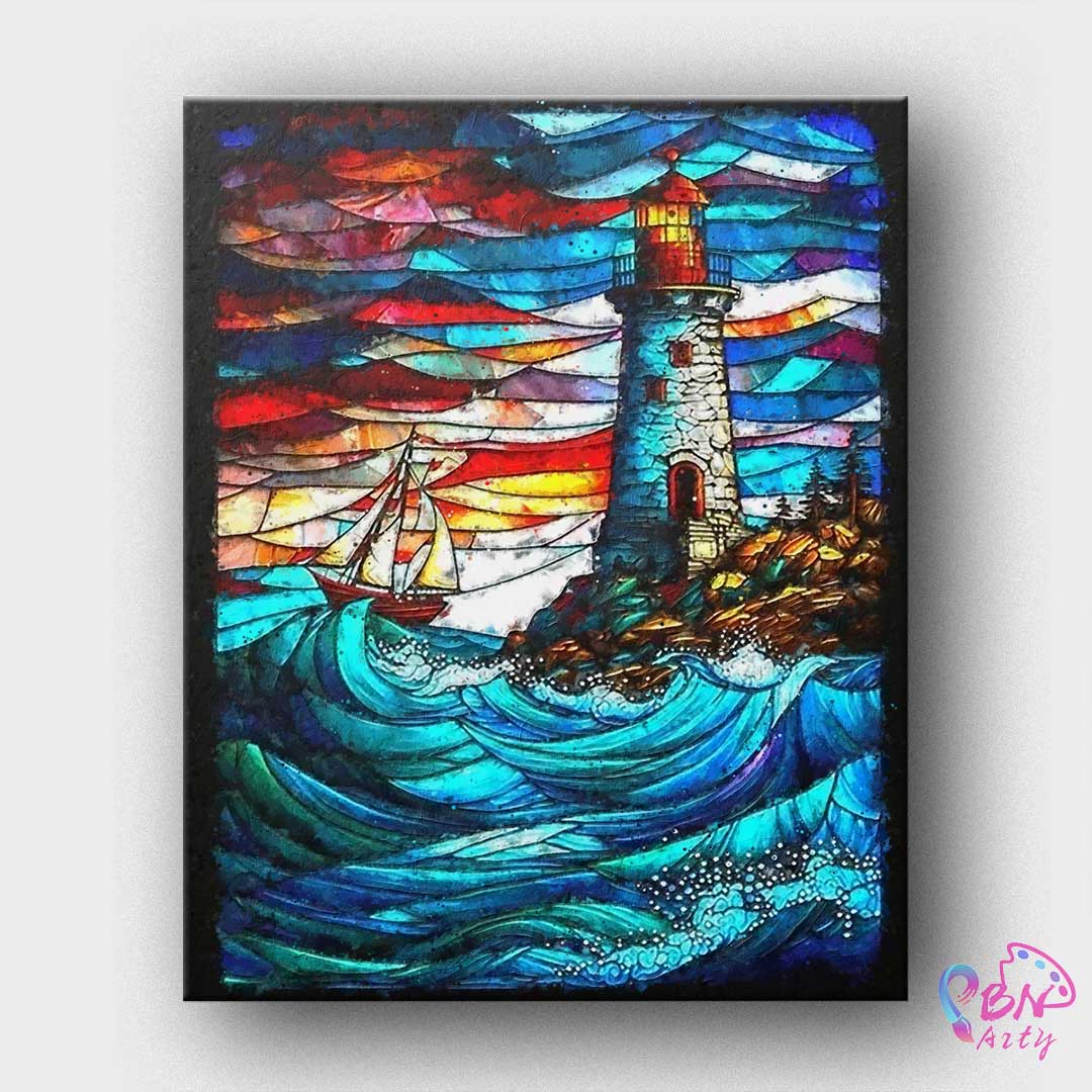 Paint By Numbers -Lighthouse