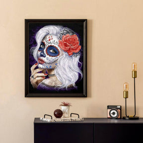 Paint By Numbers -Skeleton Girl