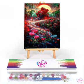 Paint By Numbers -Flower Forest