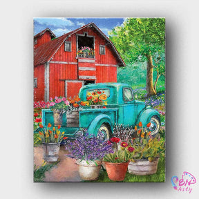 Paint By Numbers -Country Garden