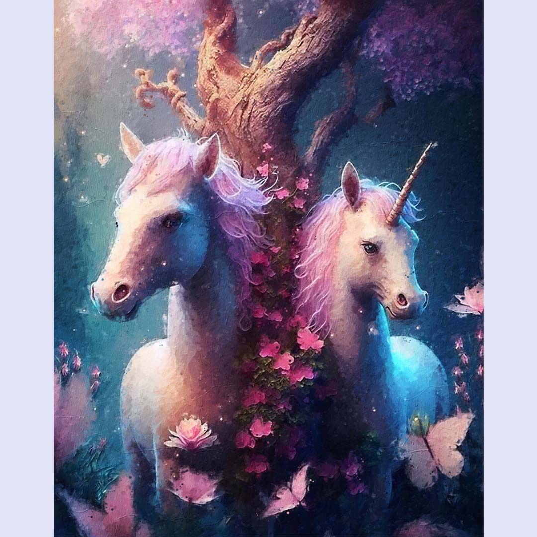 Paint By Numbers -Unicorns