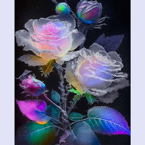 Paint By Numbers -Crystal Roses