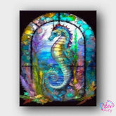 Paint By Numbers -Seahorse