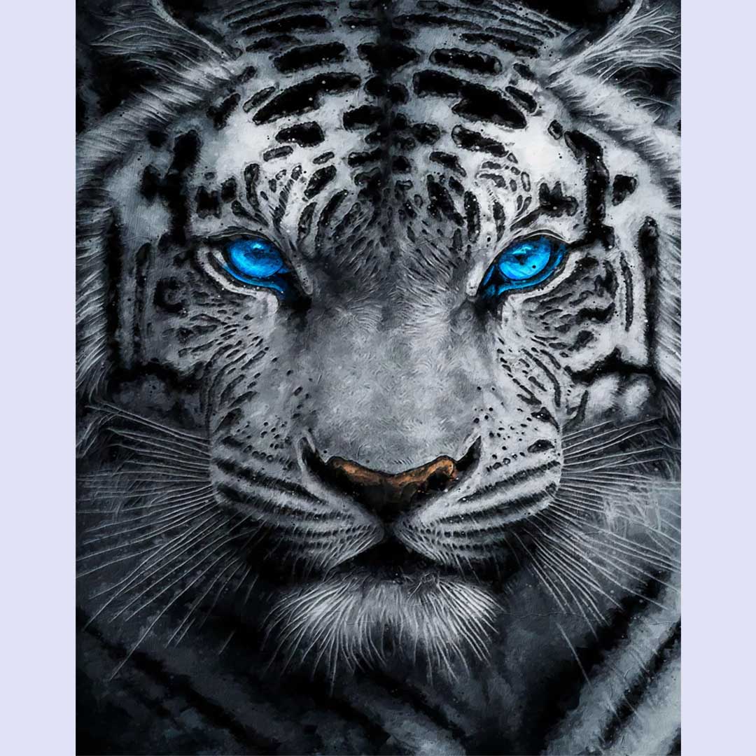 Paint By Numbers -Tiger