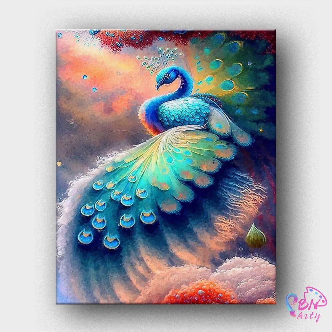 Paint By Numbers -Peacock