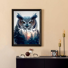 Paint By Numbers -Owl and Forest