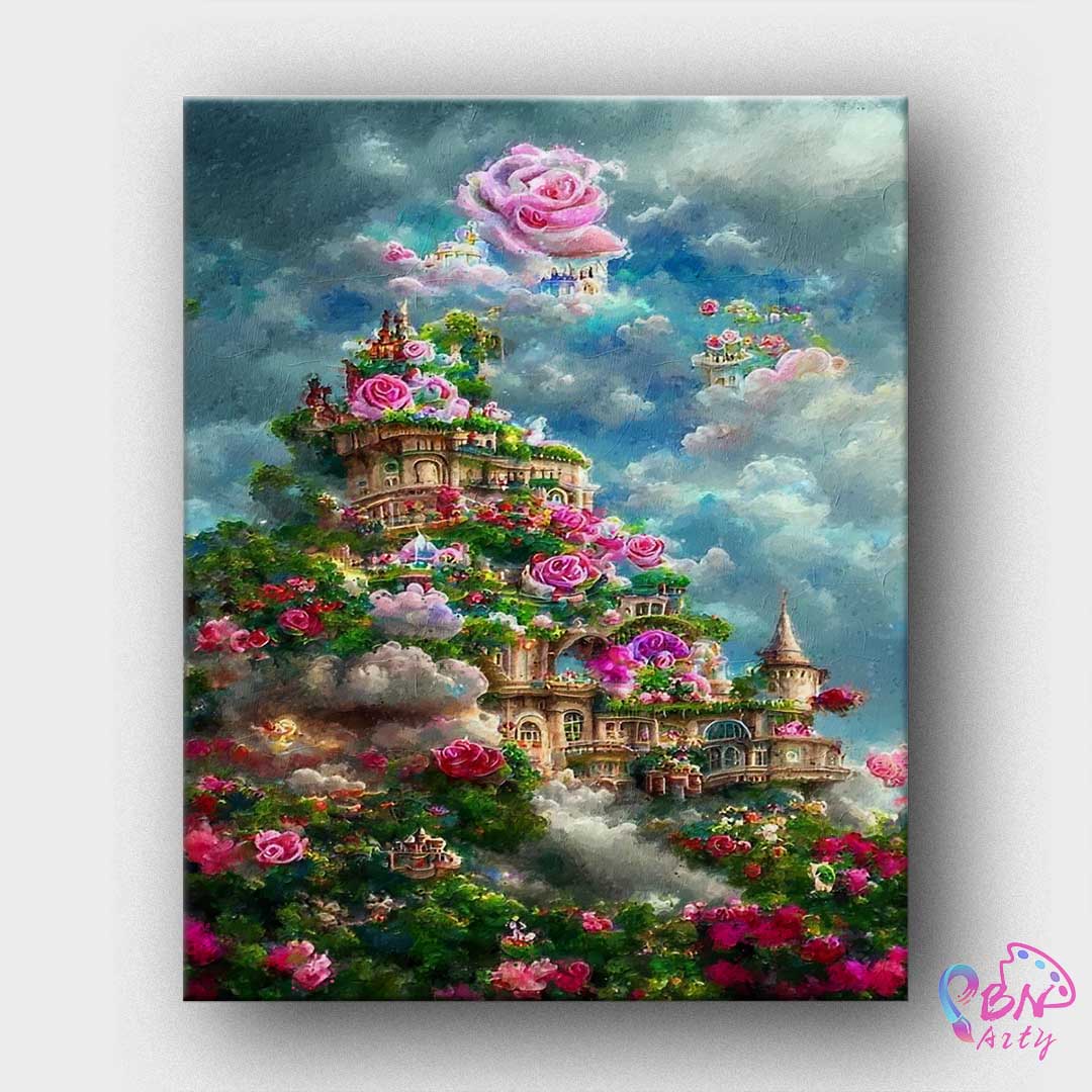 Paint By Numbers -Rose Castle