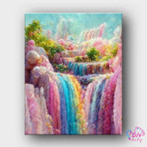 Paint By Numbers -Rainbow Waterfall