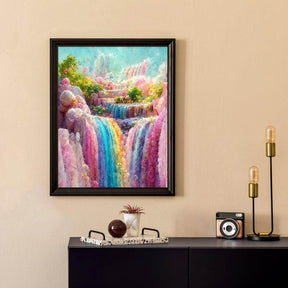 Paint By Numbers -Rainbow Waterfall