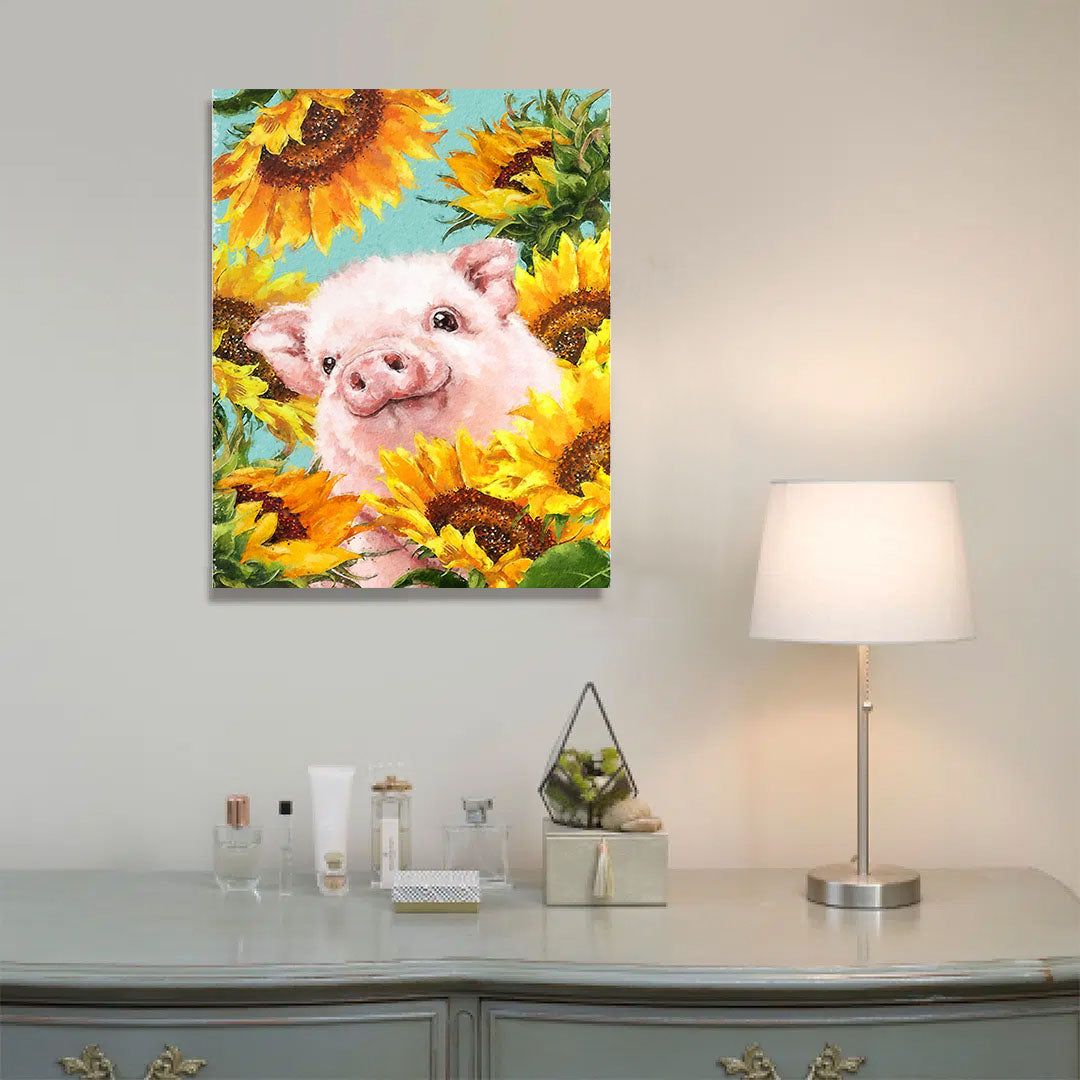 Paint By Numbers -Pig