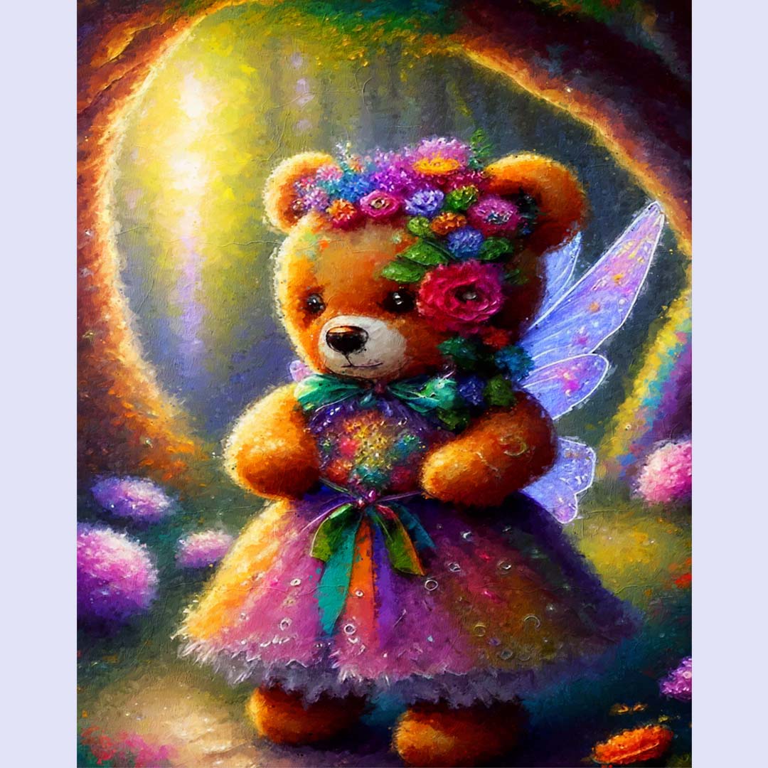 Paint By Numbers -Cute Bear