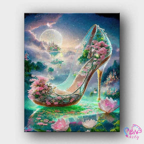 Paint By Numbers -Rose Heels