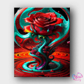 Paint By Numbers -Rose