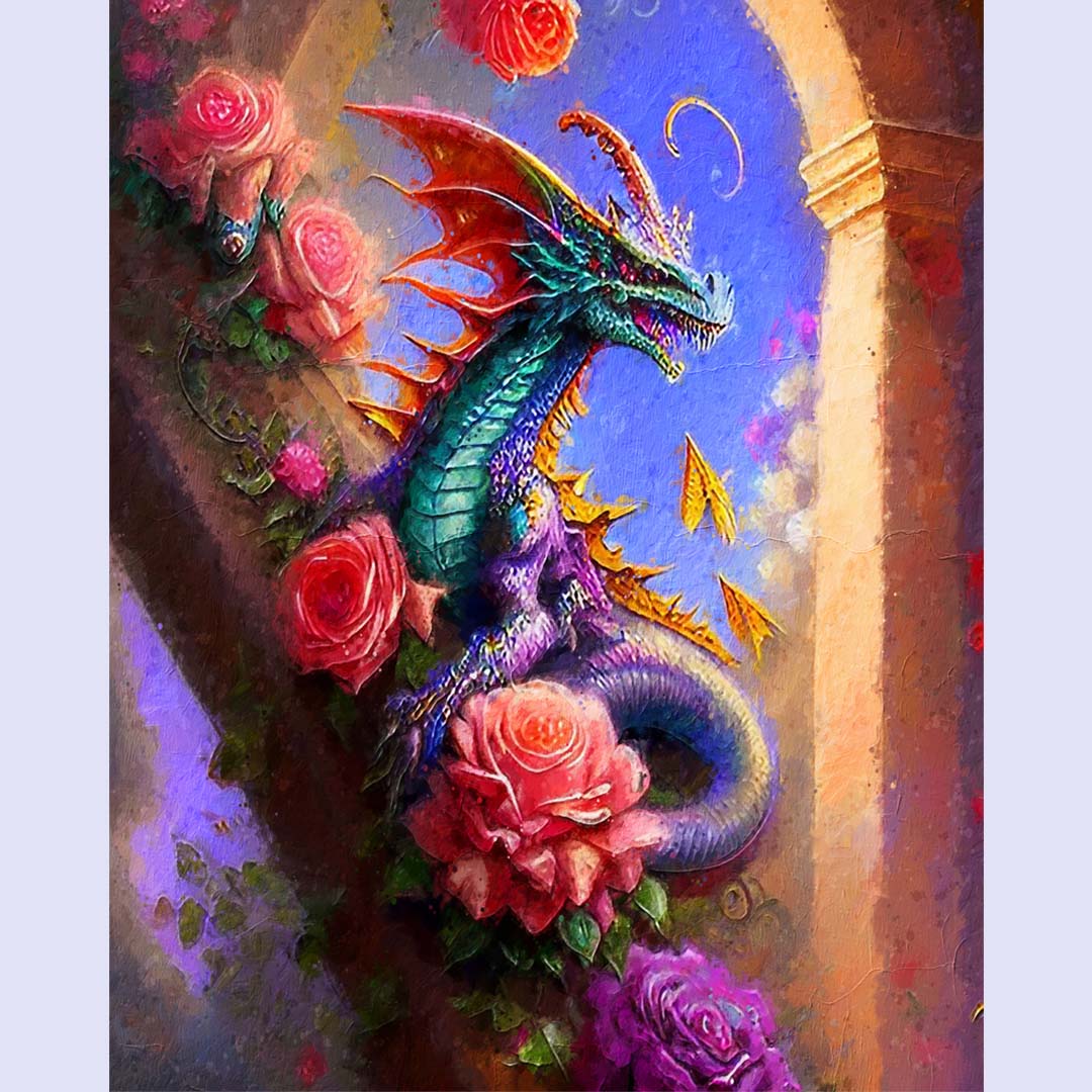 Paint By Numbers -Dragon