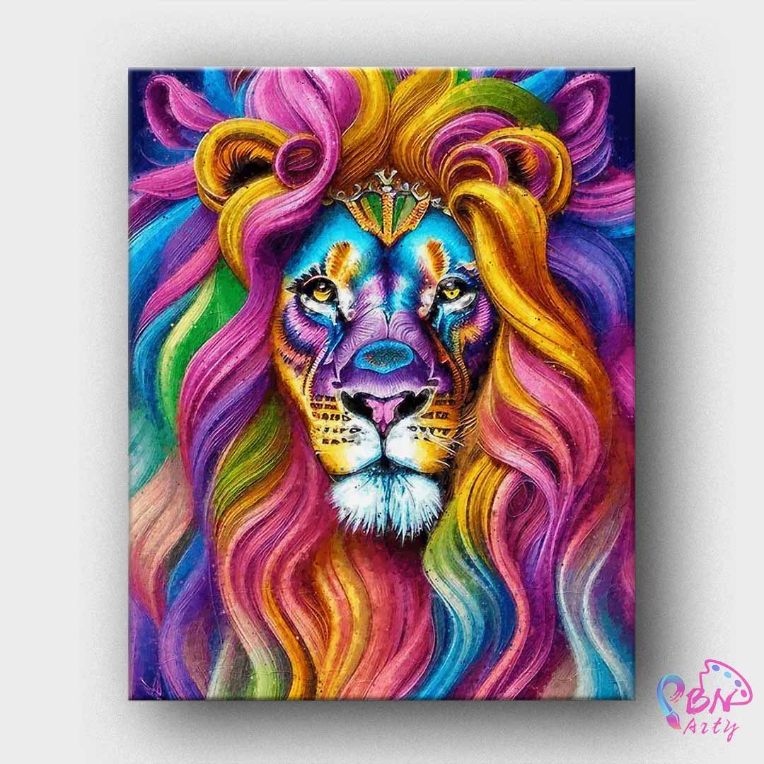 Paint By Numbers -Lion