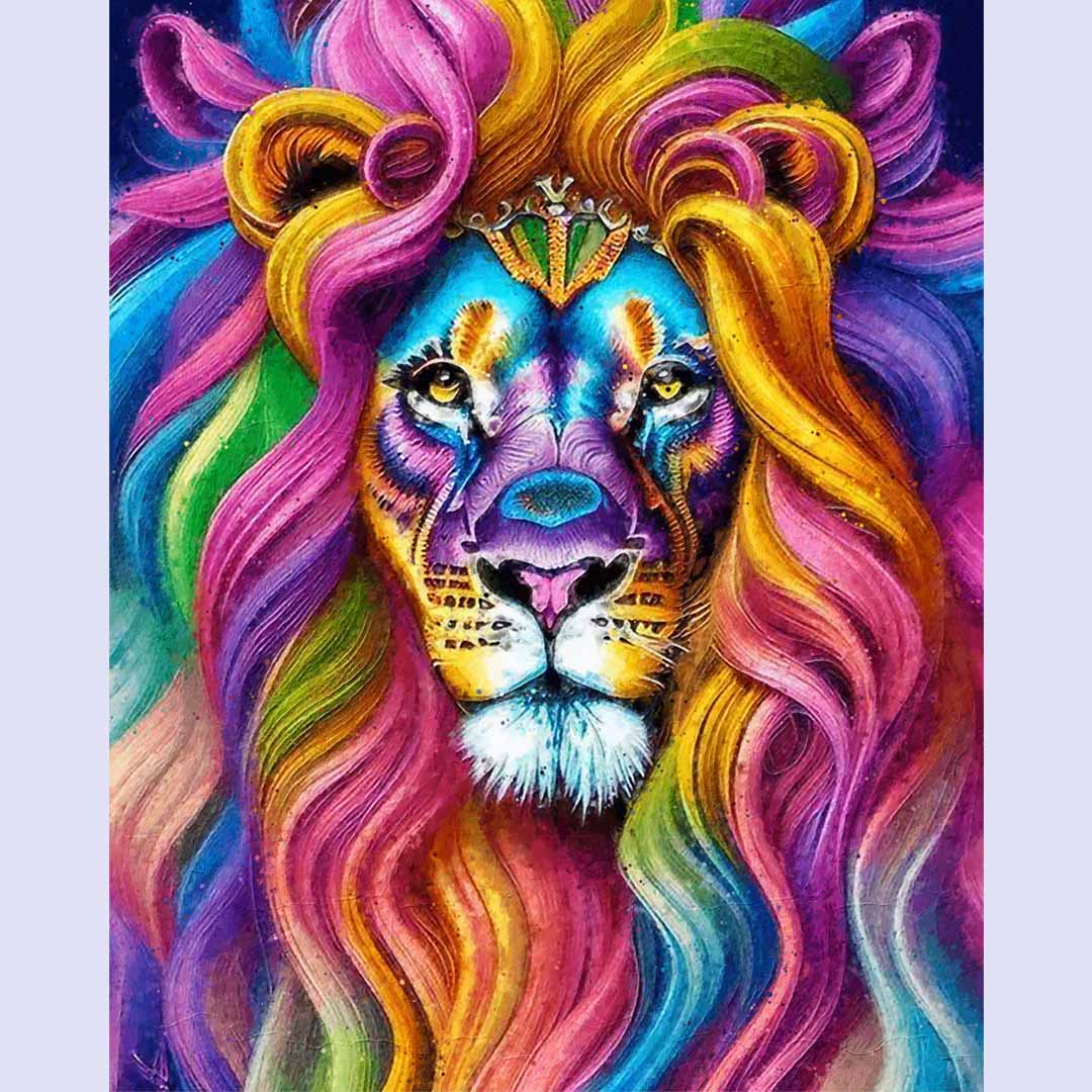 Paint By Numbers -Lion