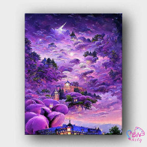 Paint By Numbers -The castle at night