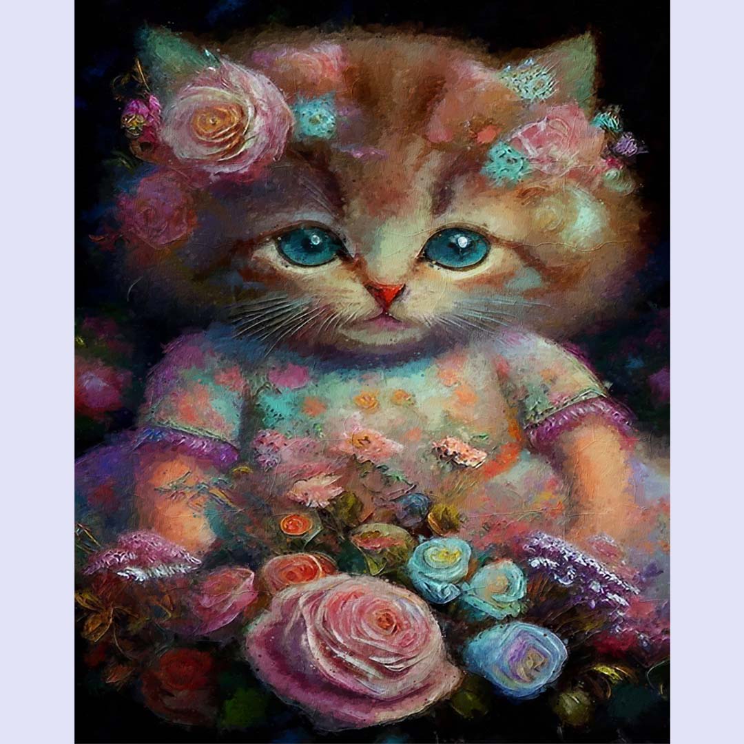 Paint By Numbers -Cat