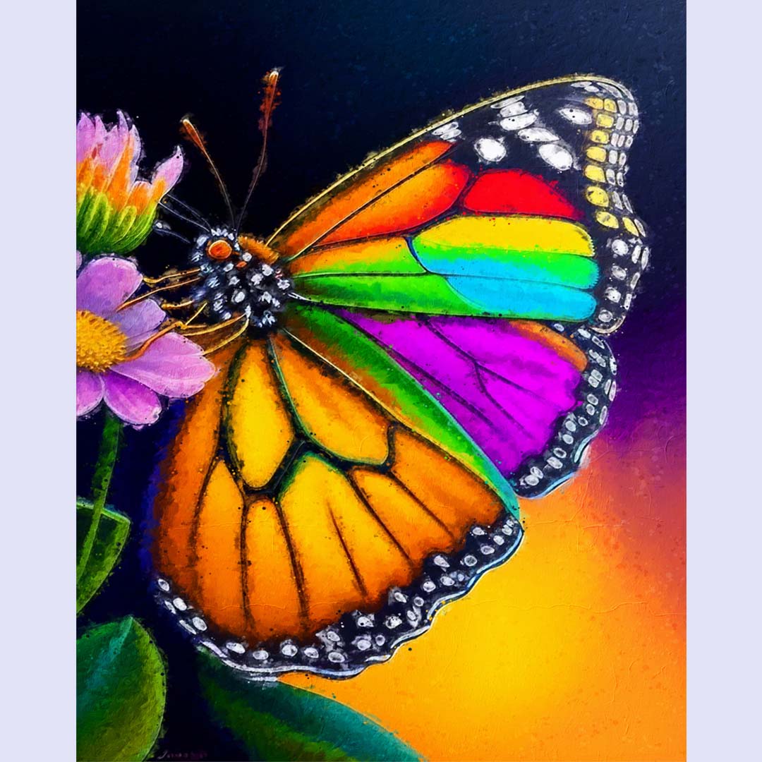 Paint By Numbers -Butterfly