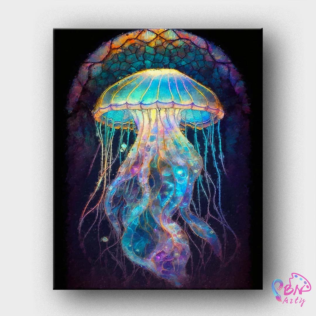 Paint By Numbers -Jellyfish