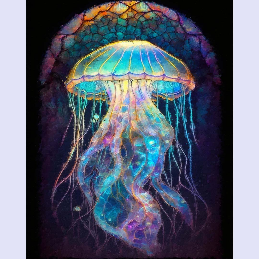 Paint By Numbers -Jellyfish