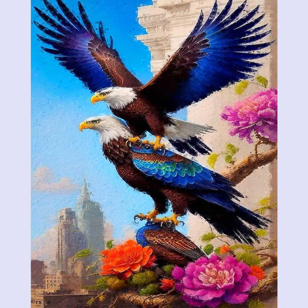 Paint By Numbers -Eagle