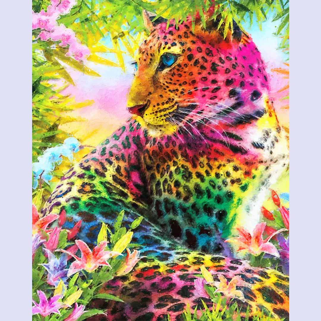 Paint By Numbers -Leopard