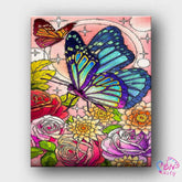 Paint By Numbers -Butterfly