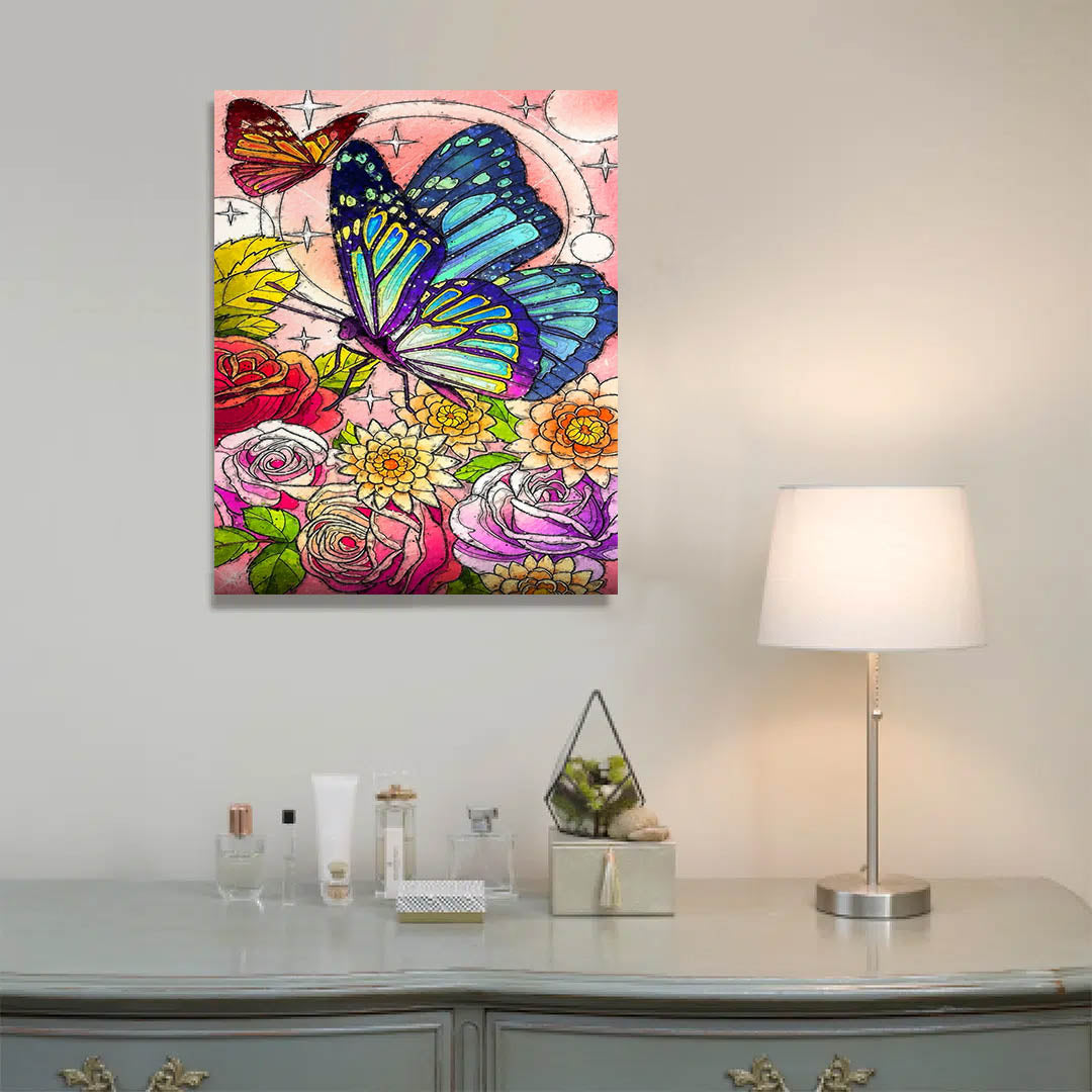 Paint By Numbers -Butterfly