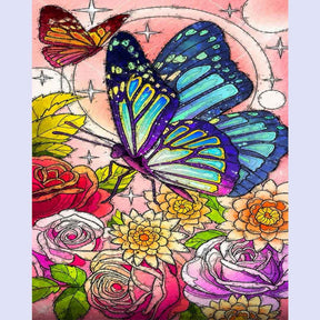 Paint By Numbers -Butterfly