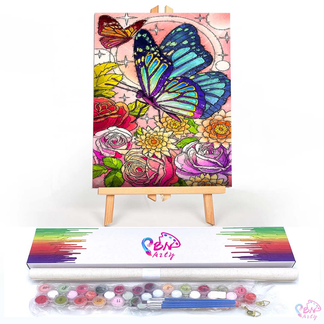 Paint By Numbers -Butterfly