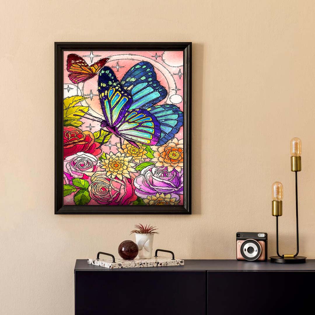 Paint By Numbers -Butterfly