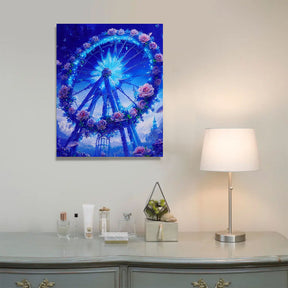 Paint By Numbers -Rose Ferris Wheel