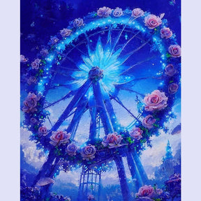 Paint By Numbers -Rose Ferris Wheel