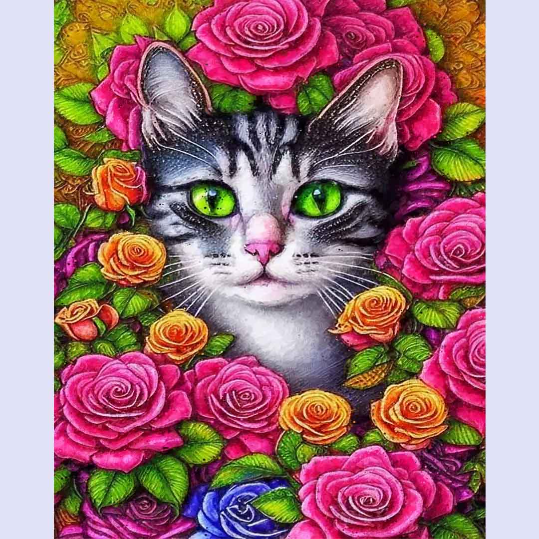 Paint By Numbers -Cat