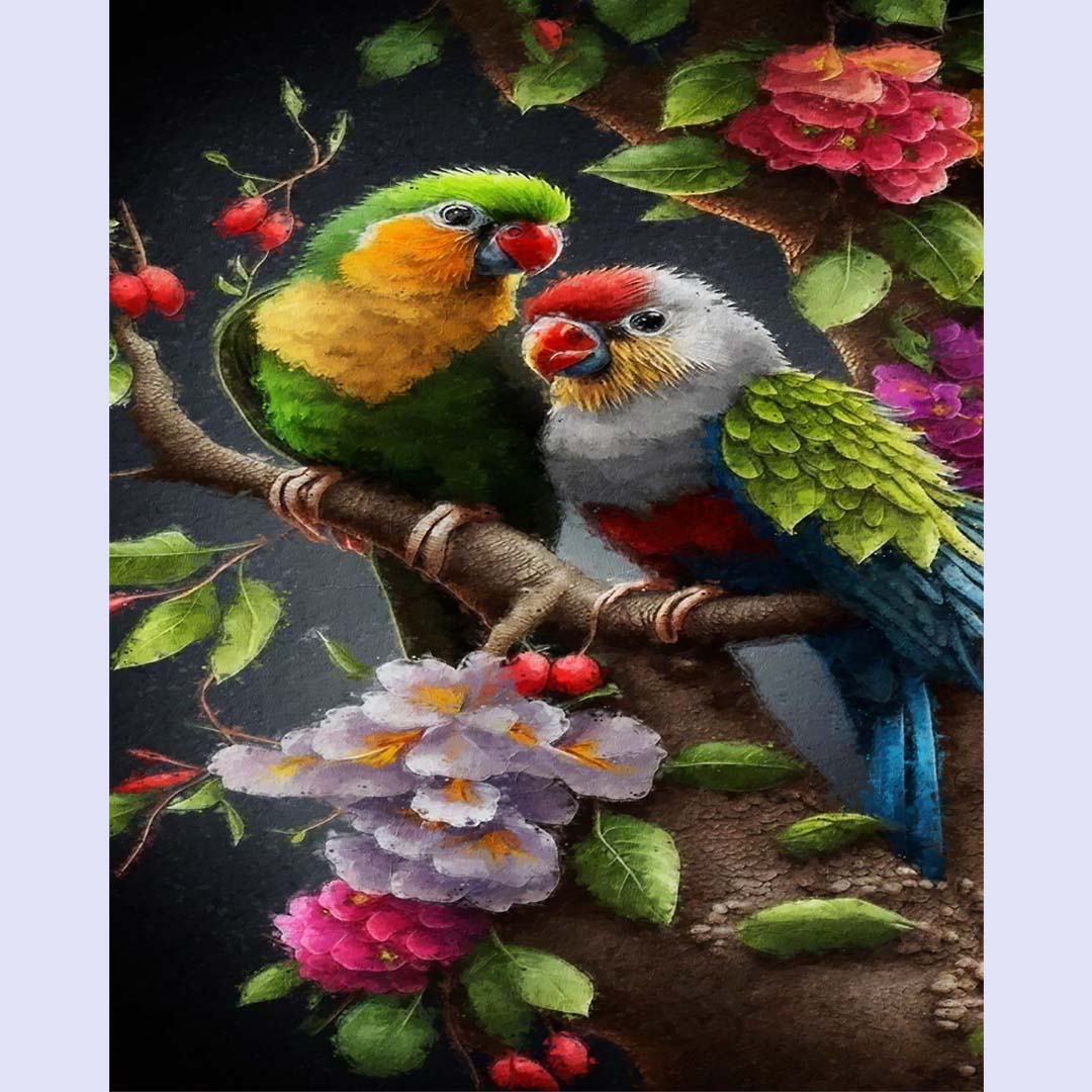 Paint By Numbers -Parrot