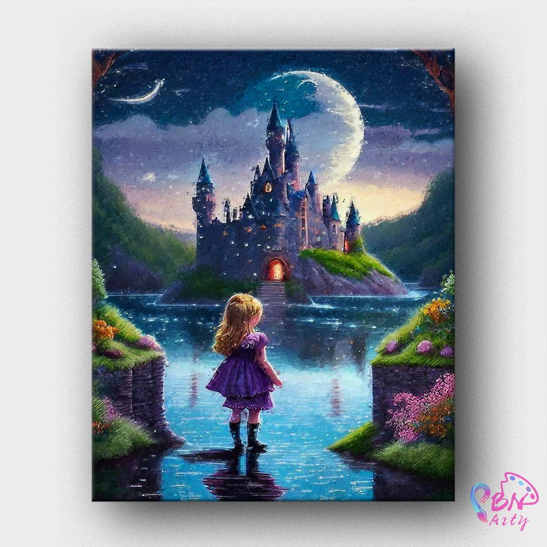 Paint By Numbers -The Princess and the Castle