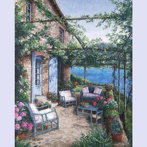 Paint By Numbers -Courtyard