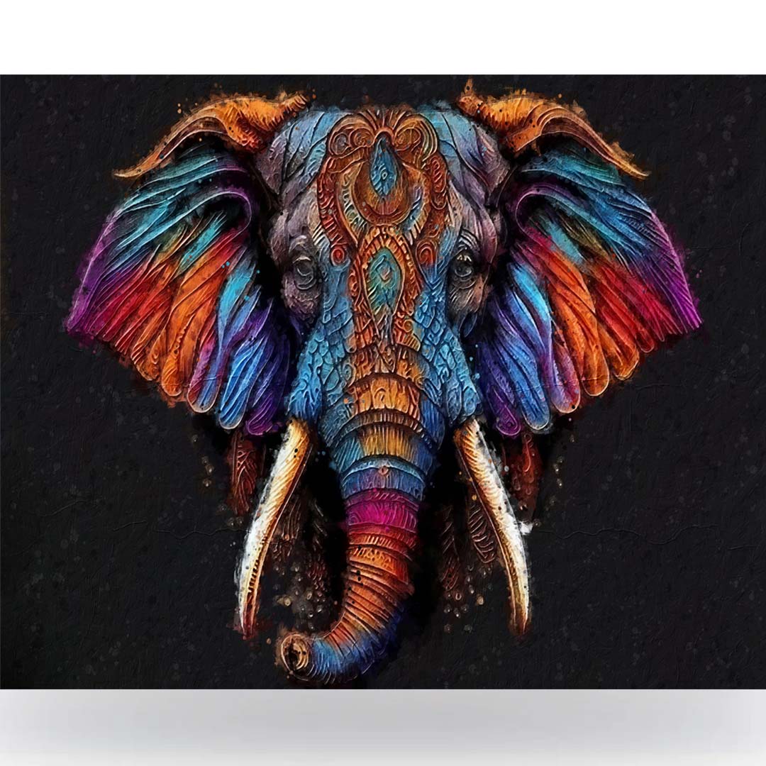 Paint By Numbers -Elephant