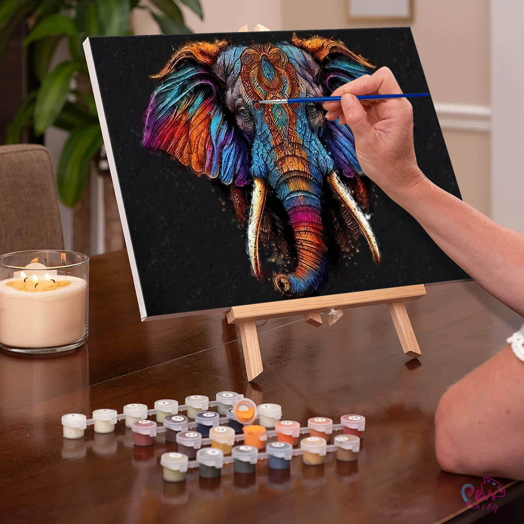 Paint By Numbers -Elephant