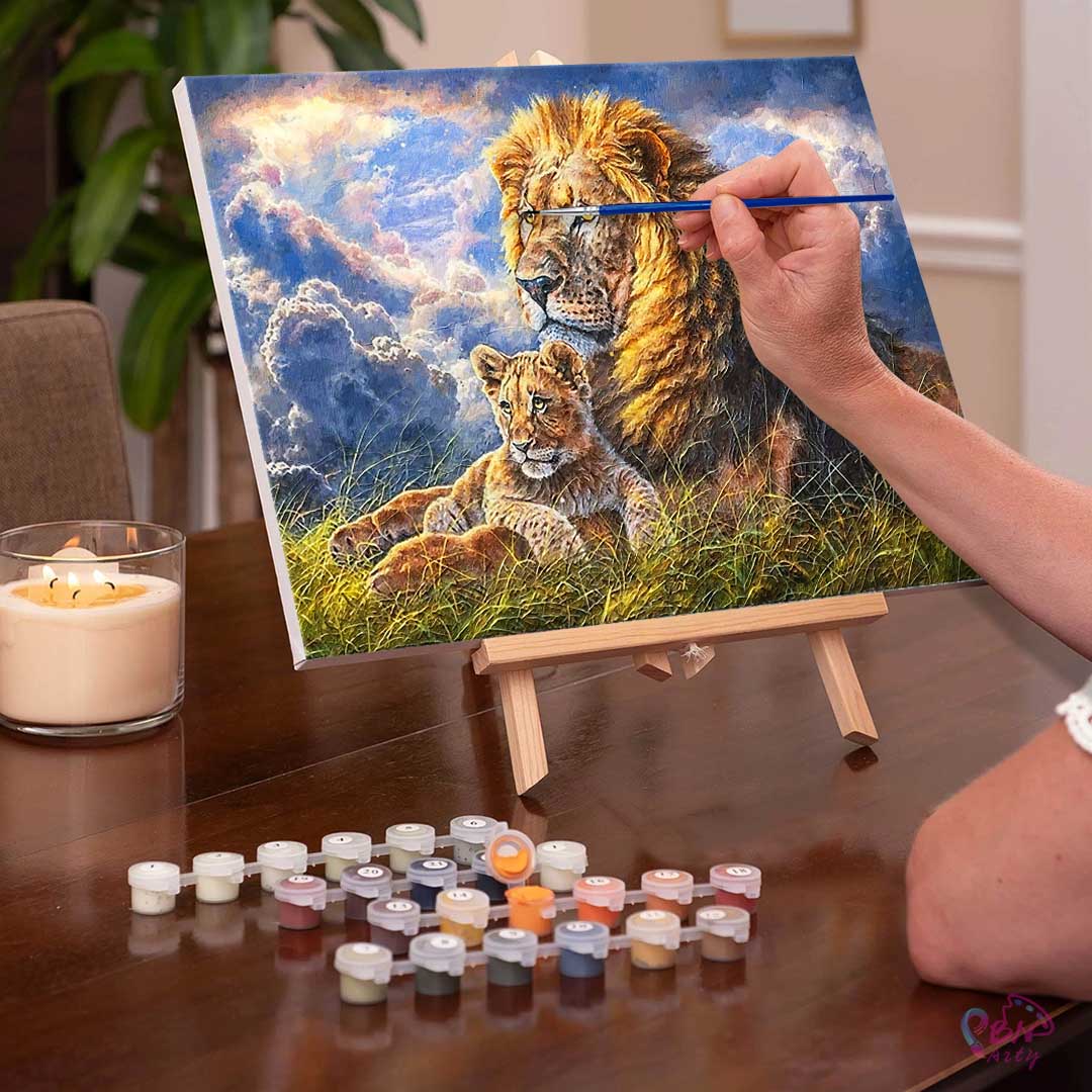 Paint By Numbers -Lion