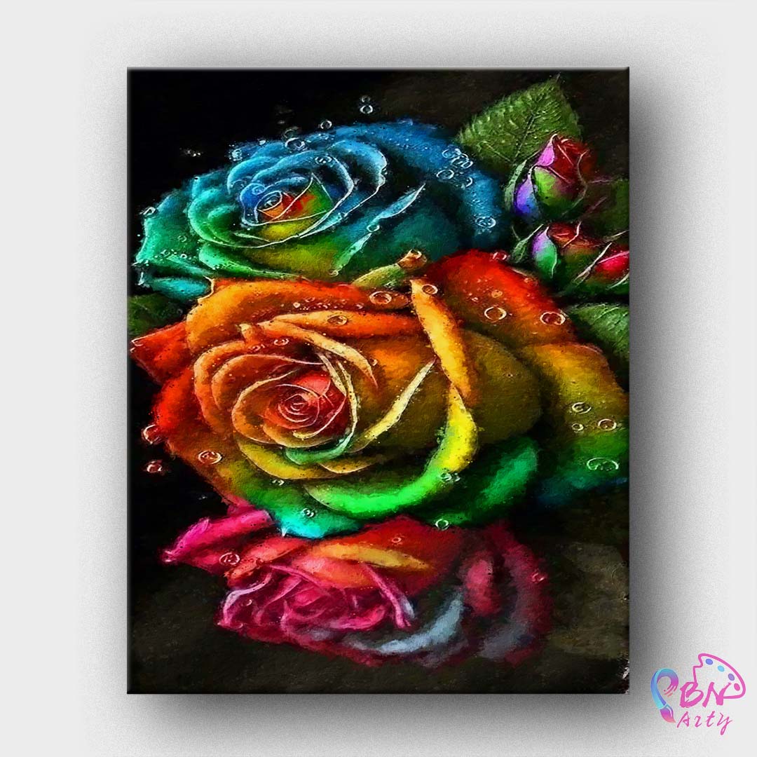 Paint By Numbers -Rose