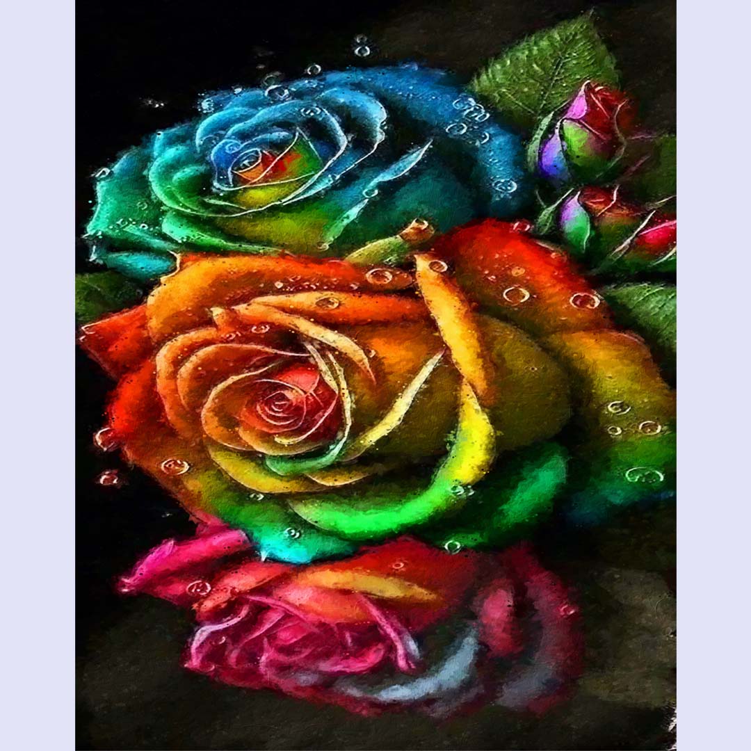 Paint By Numbers -Rose