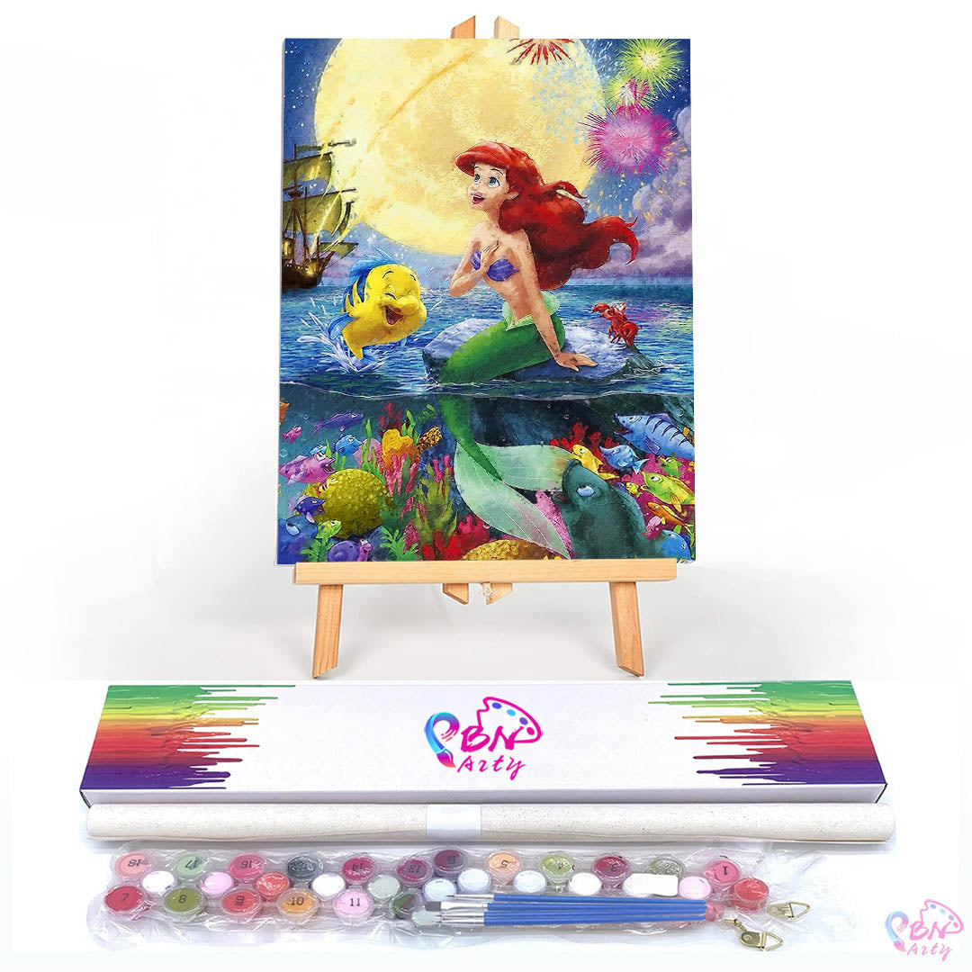 Paint By Numbers -Mermaid Princess