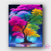 Paint By Numbers -Colorful Tree