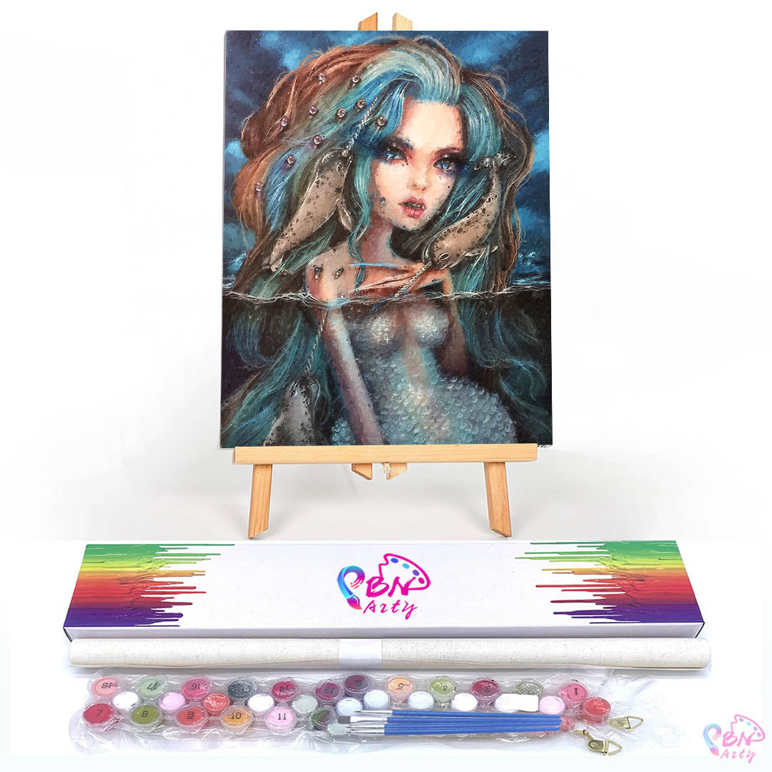 Paint By Numbers -Mermaid Princess